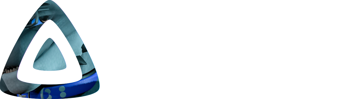 The shape of the Jellyfin logo with a photo of my dragon smiling laid under it. "Kodufin" in the Jellyfin font is next to it.
